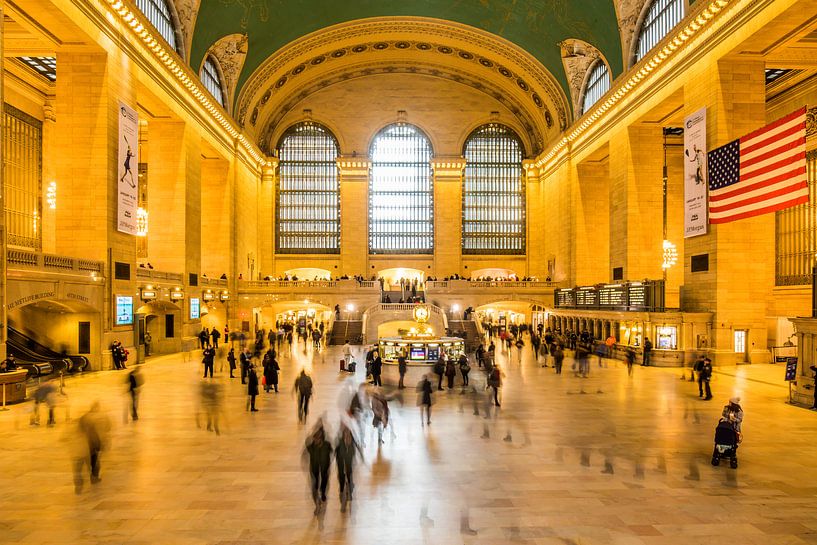 Zentrale Halle Grand Central Terminal in New York von Eric van Nieuwland
