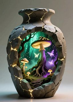 Surreal Home Decor Vase – Abstract Artistic Design