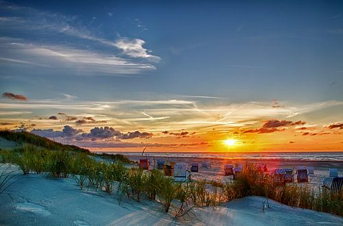 Sonnenuntergang auf Juist