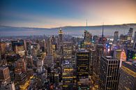 New York City Skyline van Michel van Rossum thumbnail