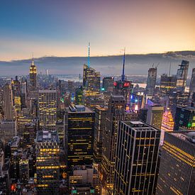Skyline von New York City von Michel van Rossum