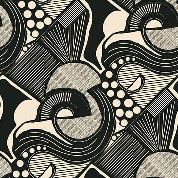 Jazzy abstract  pattern by Richard Laschon