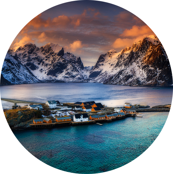 Lofoten panorama van Sven Broeckx