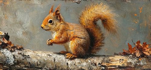 Eichhörnchen im Wald