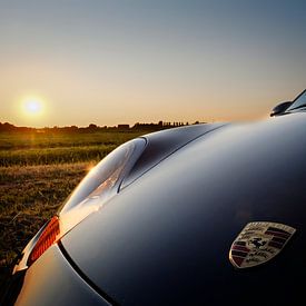 Porsche Boxter bei Sonnenuntergang sur paul snijders