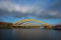 Yellow Hogeweide bridge or Vleutensebrug in Utrecht by Patrick Verhoef thumbnail