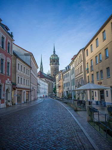 Lutherstadt Wittenberg with a view of the castle church