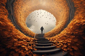 herfst is alles omringend van Stephan Dubbeld