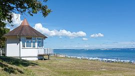 La plage de Binz sur l'île de Rügen sur Peter Eckert