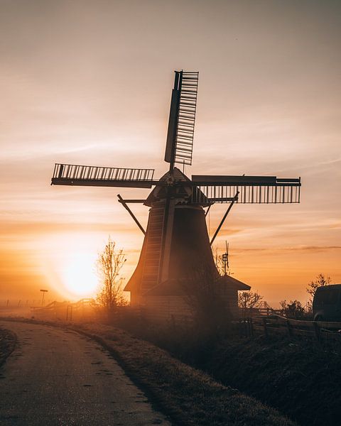 Mill Koningslaagte, Groningen, Netherlands by Marion Stoffels