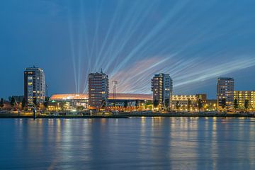 Het Feijenoord Stadion in Rotterdam tijdens de allerlaatste concertreeks in het stadion van MS Fotografie | Marc van der Stelt