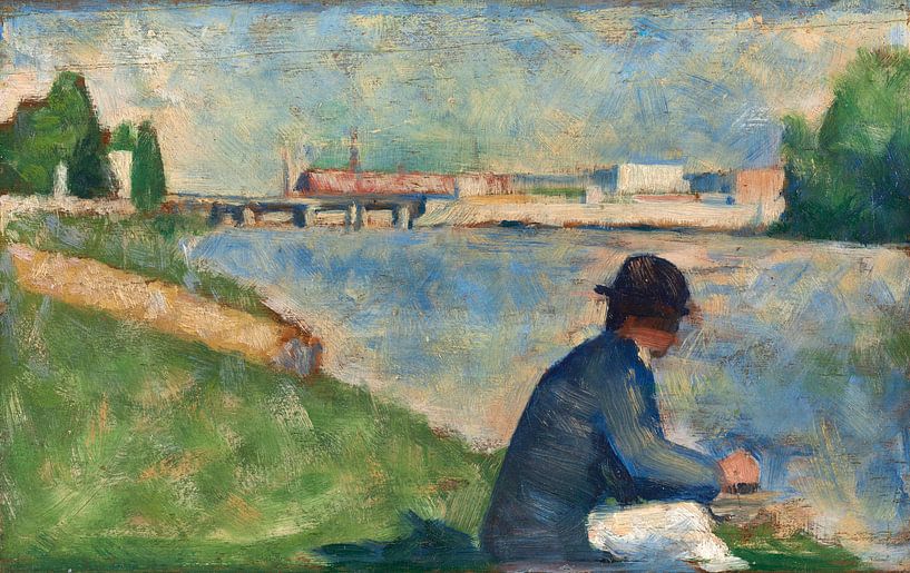 Study for &quot;Bathers at Asnières&quot;, Georges Seurat by Masterful Masters