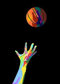 Basketball in der Pop-Art von IHSANUDDIN .