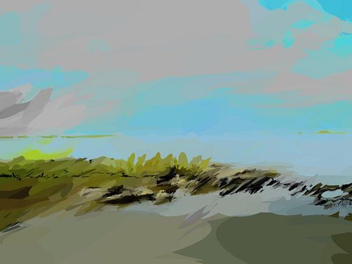 Landschap - Aanslibbing.