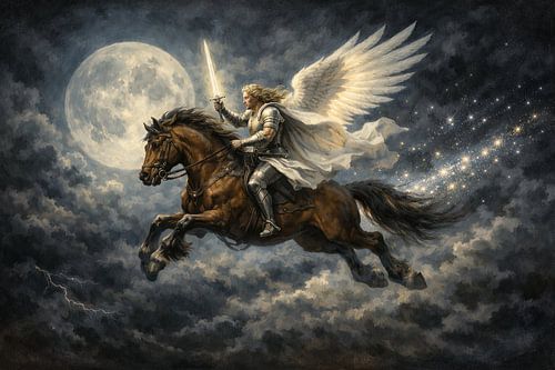 Vrede in het Hart van de Storm van Rita Tielemans Kunst