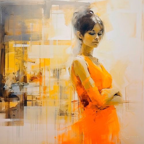 Lady in Orange