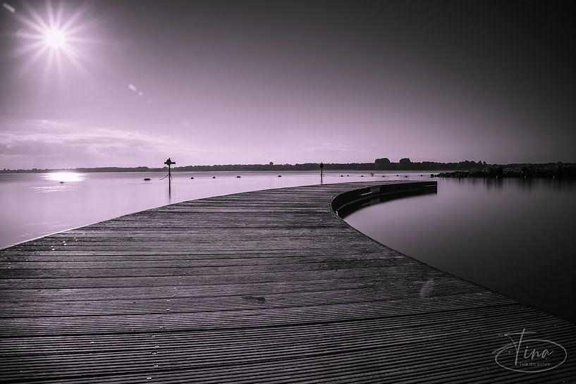 The morning on the bathing jetty by Tina Linssen