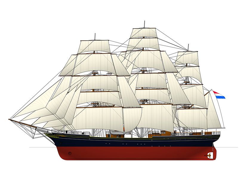 Stad Amsterdam von Simons Ships