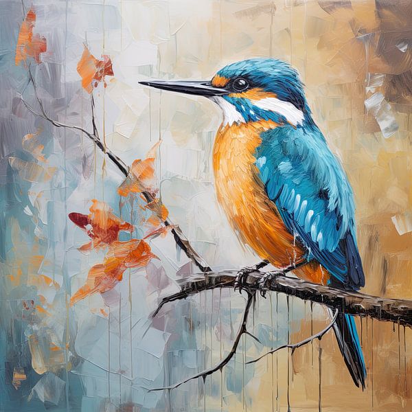Birds: Kingfishers by Eye catching paintings