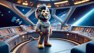 Kosmischer König: Ein Löwe erkundet das All