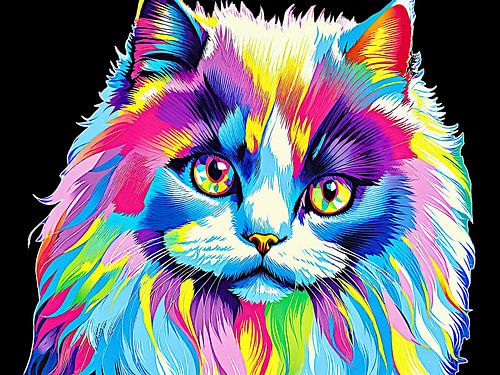 Multicoloured cat