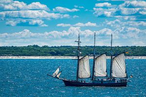 Ein Segelschiff auf der Ostsee  von Rico Ködder