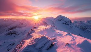 Wintermorgenstimmung bewundern