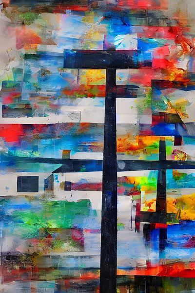 Abstract Mural XXV by ArtDesign by KBK