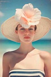 Summery elegance on the beach by Poster Art Shop