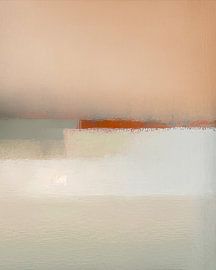 Abstract Wabi-sabi in pastel