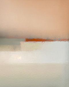 Wabi-sabi abstrait en pastel