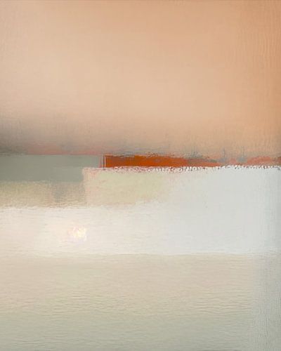 Abstraktes Wabi-Sabi in Pastell