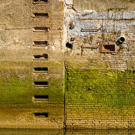 Béton et brique dans le Buzz Hole sur Frans Blok - des photos, de l'art et des autres décorations murales