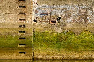 Beton en baksteen in het Buizengat van Frans Blok - foto's, kunst en andere wanddecoratie