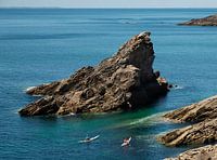 Kajakkers bij Quiberon