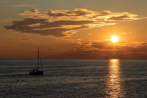 Zonsondergang Piran