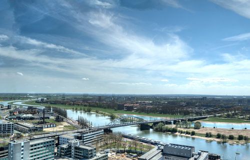 Uitzicht over de Rijn in Arnhem