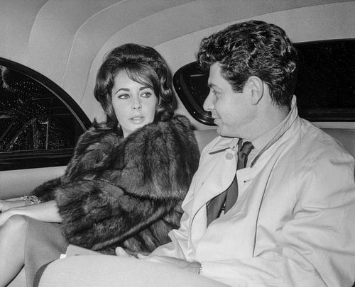 Liz Taylor with her husband Eddie Fisher