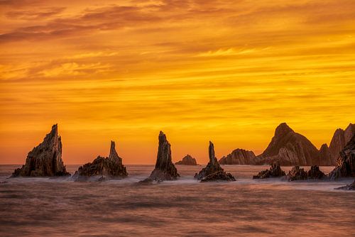 Sonnenuntergang in Asturien