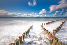 Muraille de mer à Westkapelle, Zélande sur Jenco van Zalk