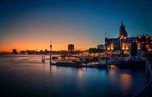 Skyline Rotterdam - Euromast - Hotel New York von Fotografie Ploeg