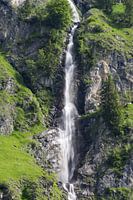 Lake walls and waterfall in Oytal
