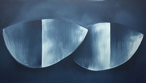 Blauer Kreis Abstrakt