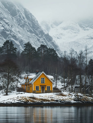 Paysage hivernal