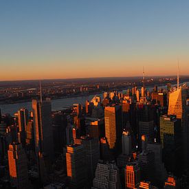 Skyline van New York van Maaike Slingerland Schrama