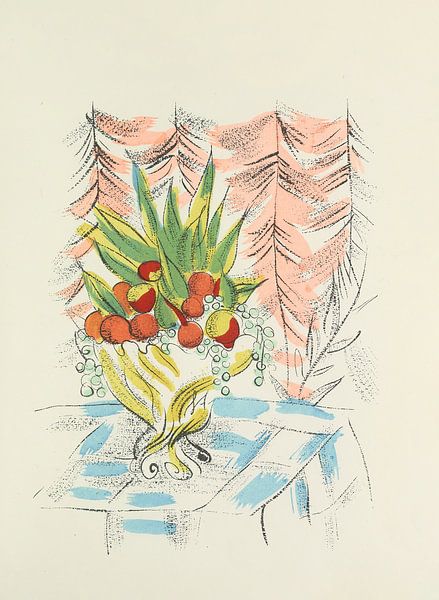 Raoul Dufy - Book of Madrigaux (Madrigals), drawing by Peter Balan