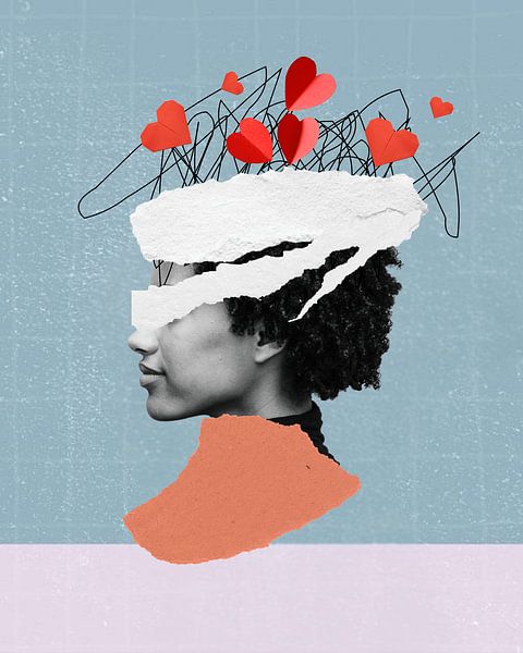 Love yourself hearts by Miranda Coops