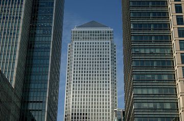 Canary Wharf Londen van Richard Wareham