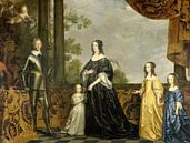 Frederick Henry et sa femme Amalia van Solms et leurs trois plus jeunes filles, Gerard van Honthorst par Des maîtres magistraux Aperçu
