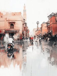 Straßenleben in Marrakesch